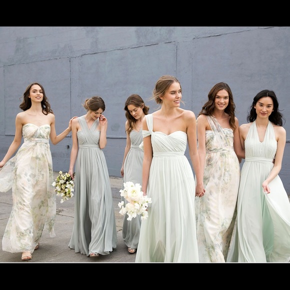 Floral Bridesmaid Dresses